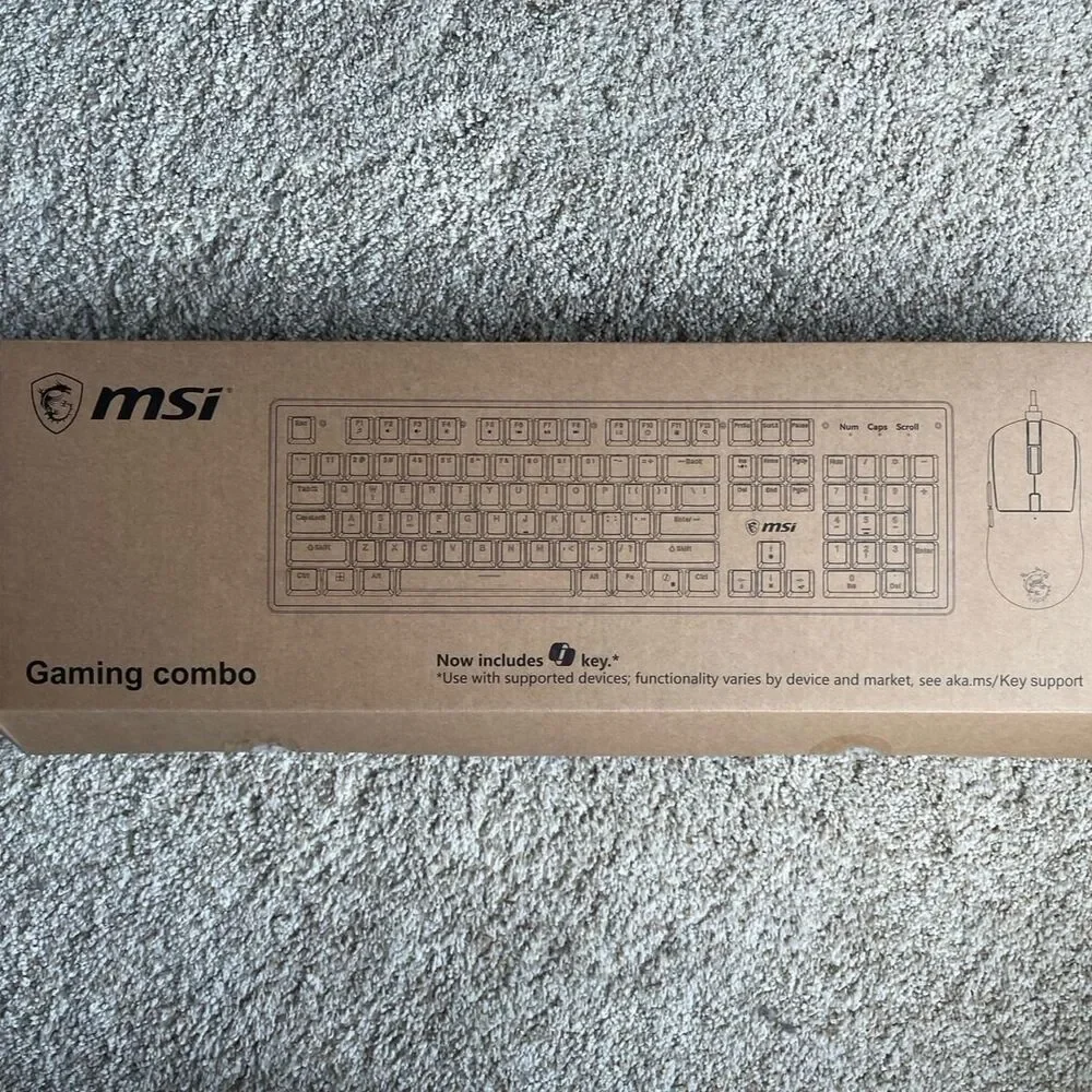 MSI S11-04US2J1-LAX Wired Gaming Keyboard & Mouse Combo